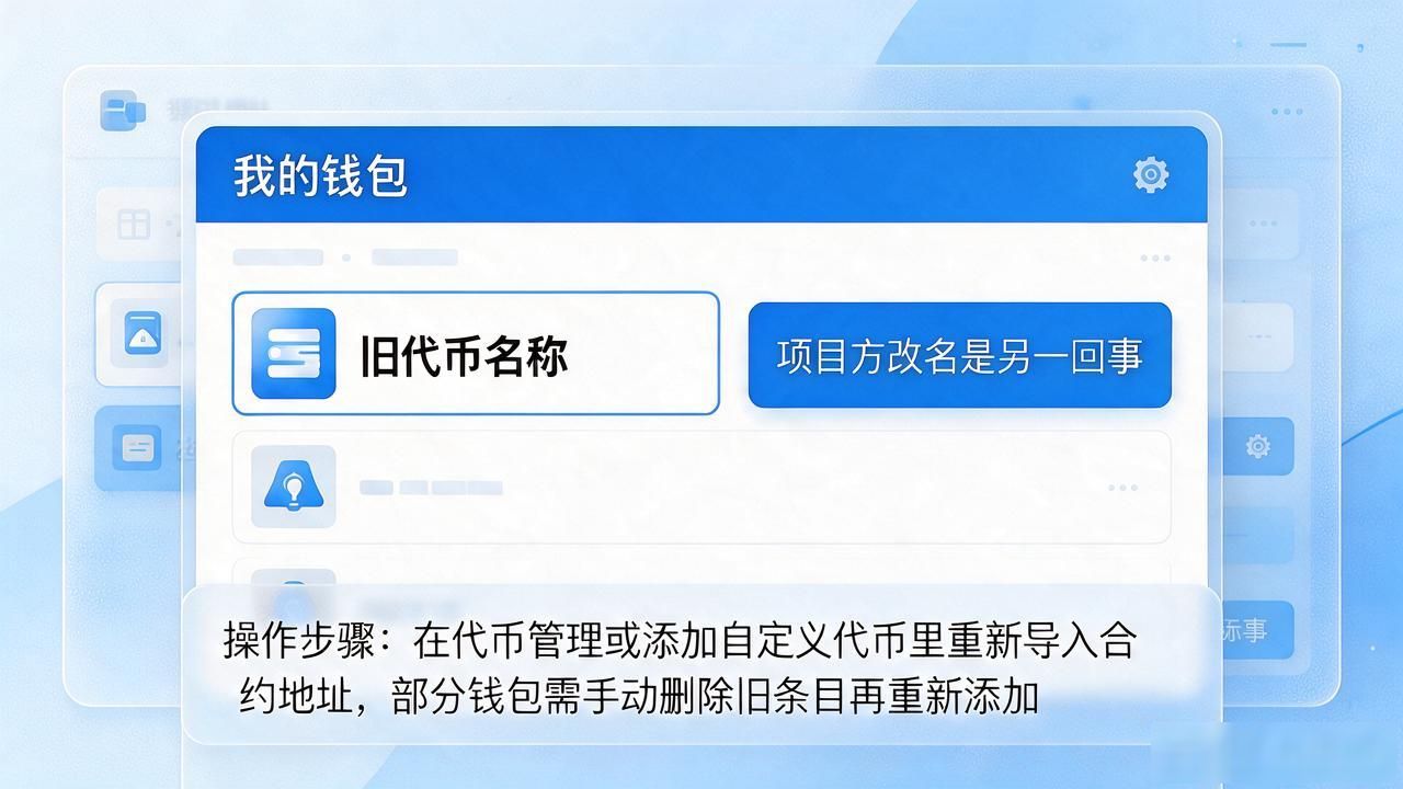 数字货币钱包名称更改_自定义代币显示名称更新教程_MetaMask钱包地址备注修改方法